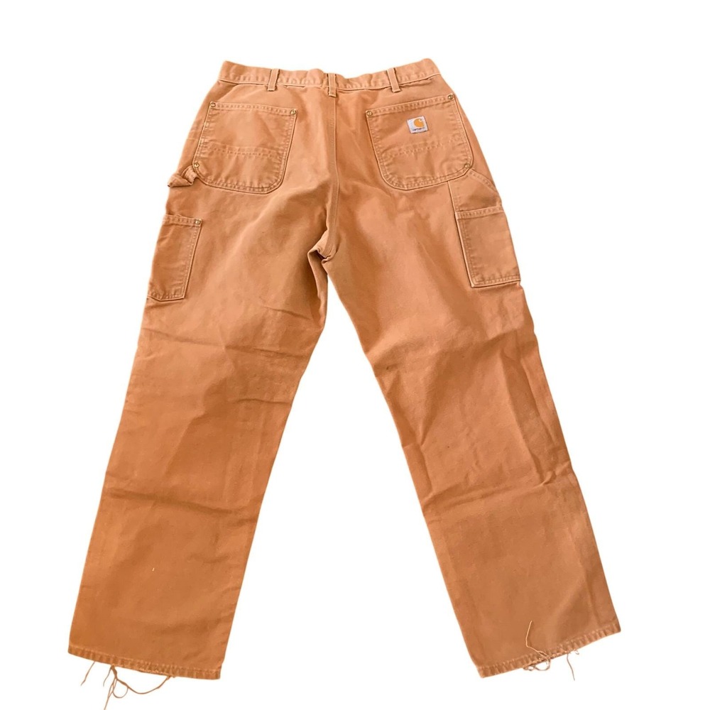 Carhartt B01 Work‎ Pants Mens Distressed Workwear Vintage Style USA 38 32 - Picture 3 of 11